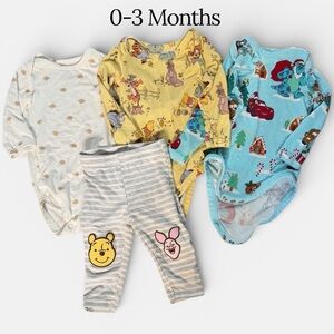 Little Sleepies Kids Matching Sets - Yellow, Blue, Gray